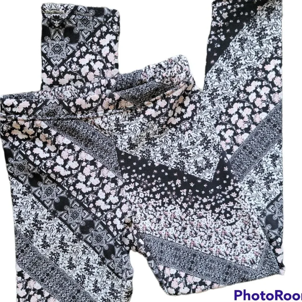 HOT KISS GIRLS WARM FUZZY FLEECE LINED LEGGINGS - 14/16